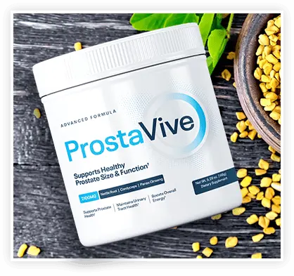 ProstaVive is a groundbreaking dietary supplement scientifically formulated to support prostate health, combining the latest research with time-tested natural remedies