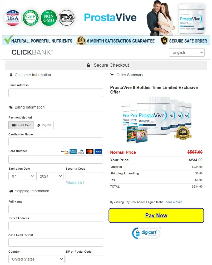 ProstaVive order now